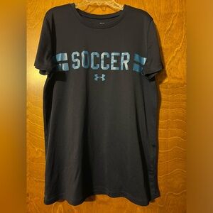 Under Armour girls soccer t shirt